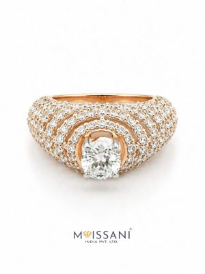 Lab Grown Diamond Round Shape Ring- LG0290