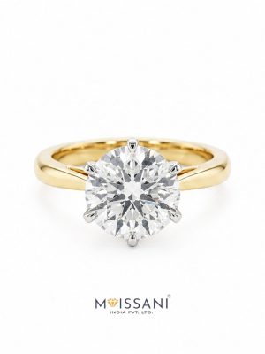 Lab Grown Diamond Round Shape Ring- LG0314