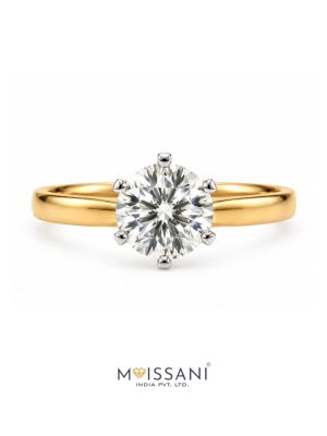 Lab Grown Diamond Round Shape Ring- LG0115