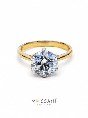 Lab Grown Diamond Round Shape Ring- LG0419