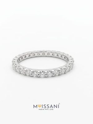 Lab Grown Diamond Round Shape Band- LG0264