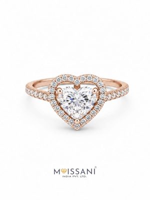 Lab Grown Diamond Heart Shape Ring- LG0113