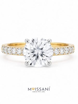 Lab Grown Diamond Round Shape Ring- LG0147