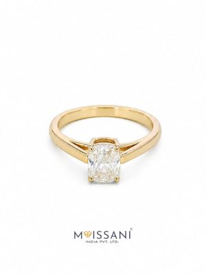 Lab Grown Diamond Cushion Shape Ring- LG0063