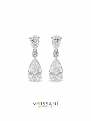Lab Grown Diamond Pear Shape Earring-NE0034