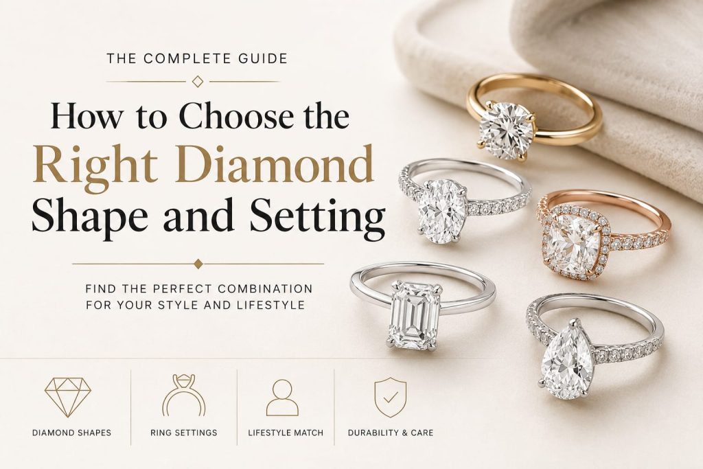 Diamond Shape And Setting
