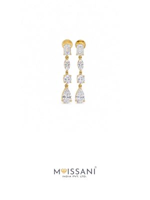 Lab-Grown Diamond Mix Shape Earring - LE0151
