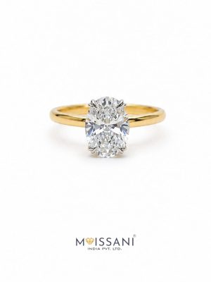 Lab Grown Diamond Oval Shape Ring- LG0414
