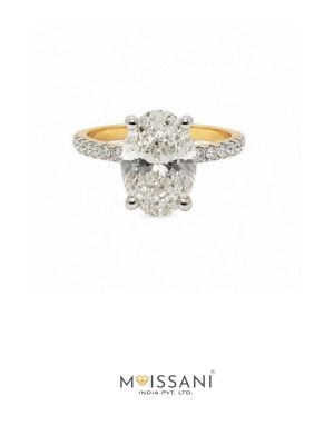 Lab Grown Diamond Oval Shape Ring- LG0417