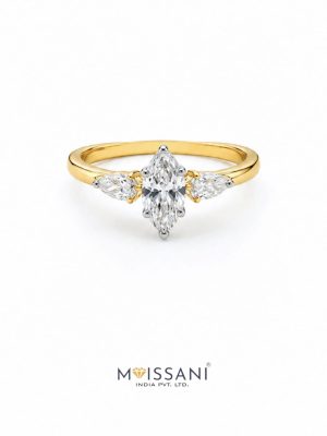 Lab Grown Diamond Marquise and Pear Shape Ring- LG0426