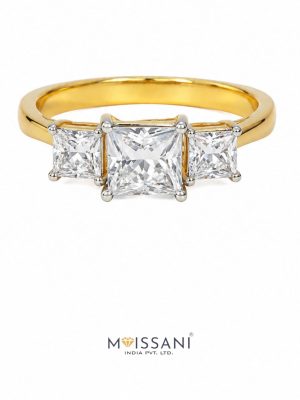 Lab Grown Diamond Princess Shape Ring- LG0427