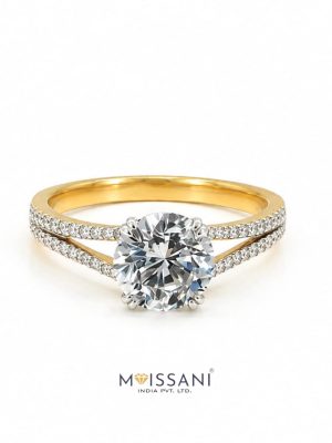 Lab Grown Diamond Round Shape Ring- LG0429