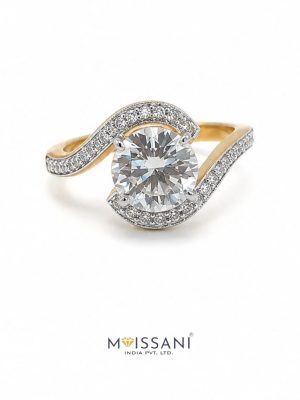 Lab Grown Diamond Round Shape Ring- LG0428