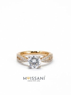 Lab Grown Diamond Round Shape Ring- LG0368