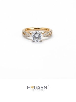 Lab Grown Diamond Round Shape Ring- LG0368