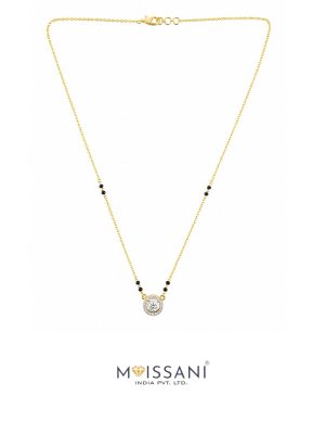 Lab-Grown Diamond Pear and Marquise Shape Mangal Sutra's -LMS0027