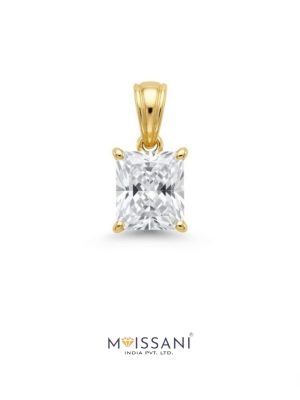 Lab-Grown Diamond Princess Shape Pendant - LPT0119