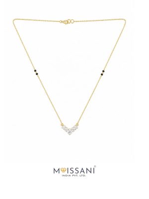 Lab-Grown Diamond Round Shape Mangal Sutra's -LMS0028