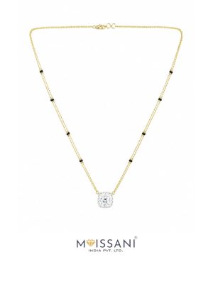 Lab-Grown Diamond Round Shape Mangal Sutra's -LMS0029