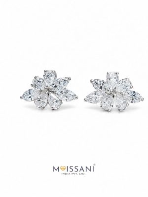Lab-Grown Diamond MQ+Pear Earring - LE0203