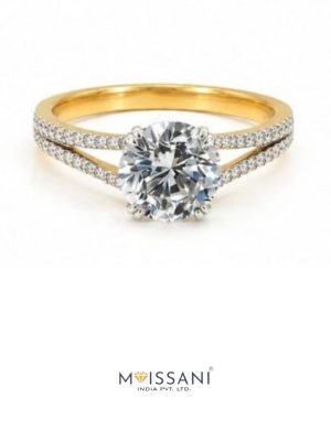 Lab Grown Diamond Round Shape Ring- LG0429