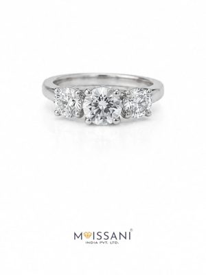 Lab Grown Diamond Round Shape Ring- LG0433