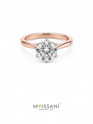 Lab Grown Diamond Round Shape Ring- LG0060