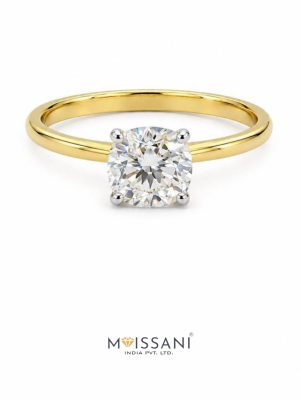 Lab Grown Diamond Round Shape Ring- LG0435