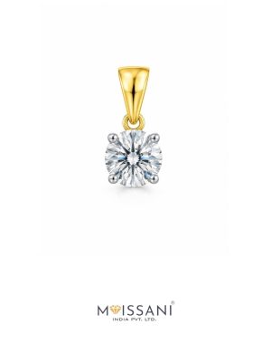 Lab-Grown Diamond Round Shape Pendant - LPT0103