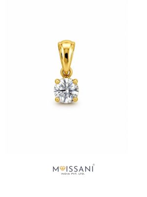 Lab-Grown Diamond Round Shape Pendant - LPT0101