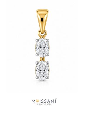 Lab-Grown Diamond Oval Shape Pendant - LPT0059