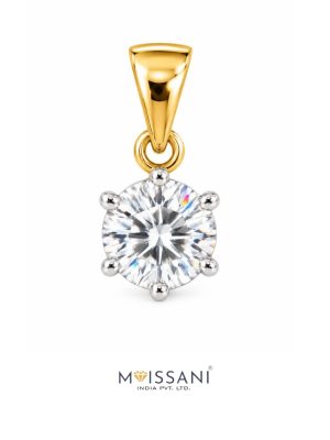 Lab-Grown Diamond Round Shape Pendant - LPT0122