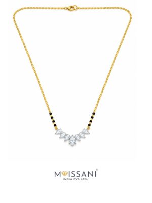 Lab-Grown Diamond Pear Shape Mangal Sutra's -LMS0031