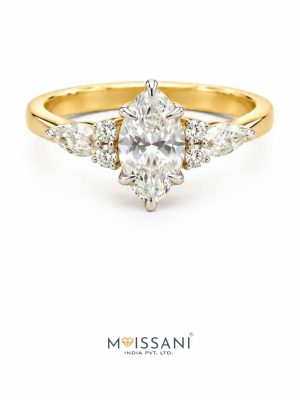 Lab Grown Diamond Marquise Shape Ring- LG0438