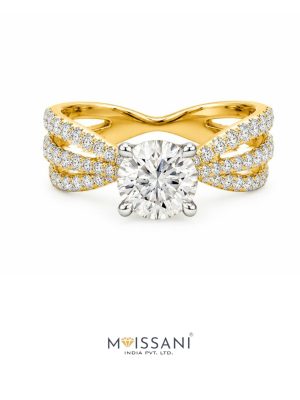 Lab Grown Diamond Round Shape Ring- LG0335