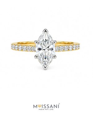 Lab Grown Diamond Marquise Shape Ring- LG0443